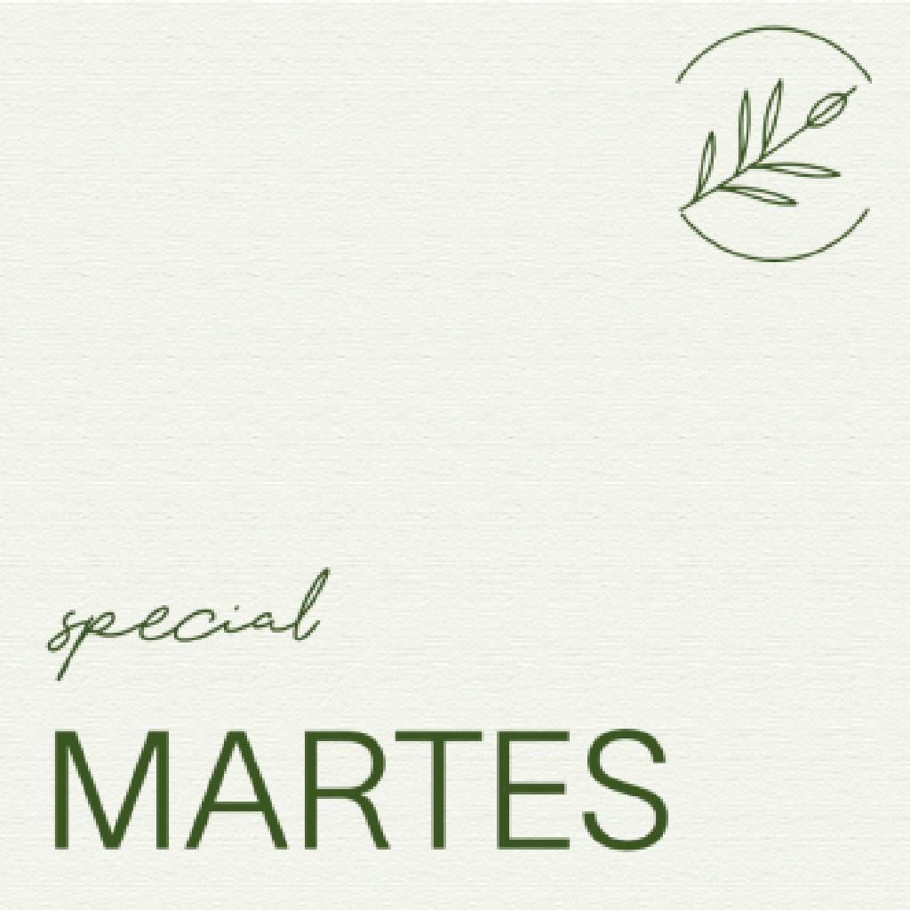 ALMUERZO ESPECIAL MARTES